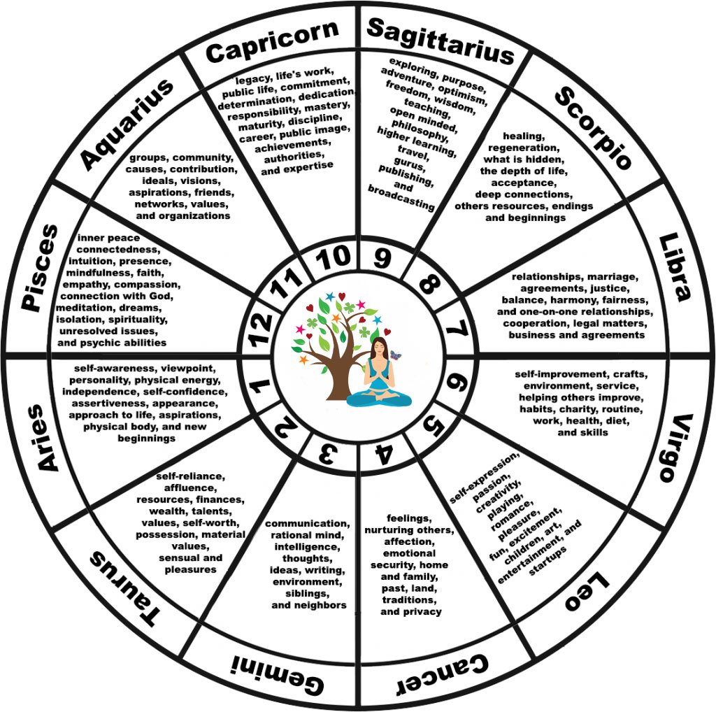 Comparando os sistemas de signos inteiros e casas de Placidus na astrologia